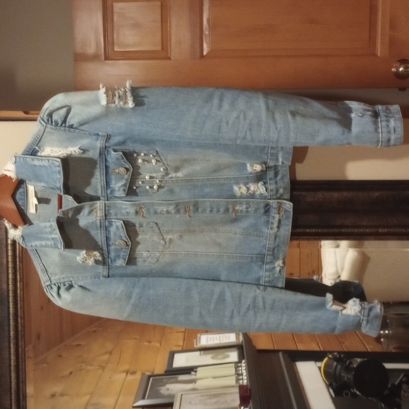 Jackets & Coats Honey Punch Denim Jacket Poshmark